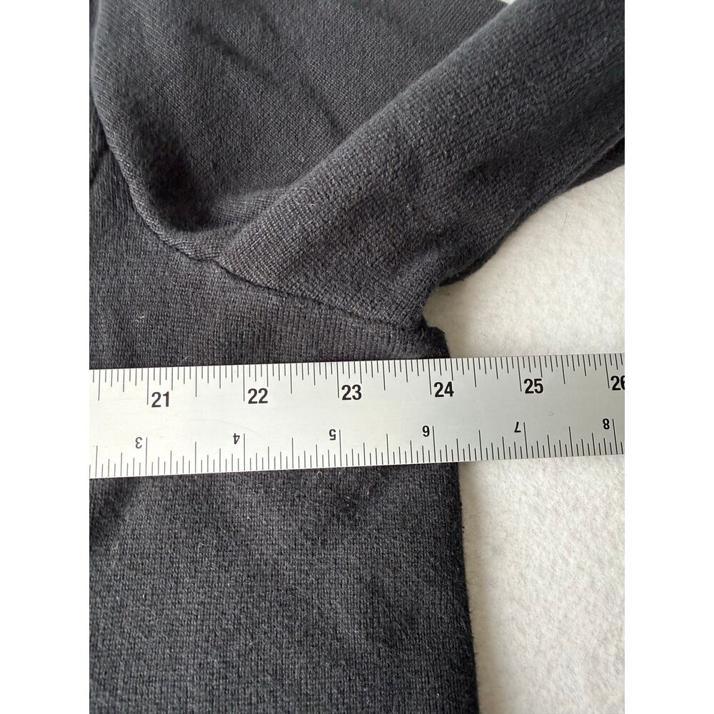 Lauren Ralph Lauren 2X Sweater Knit Blazer Black Cardigan Classic Plus Size - Picture 3 of 7